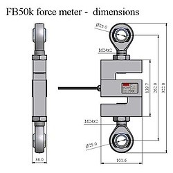 Dinamometro PCE-FB 50K